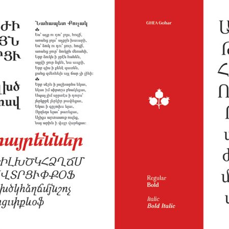 Armenian Typefaces