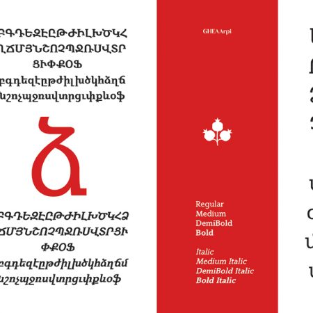 Armenian Typefaces