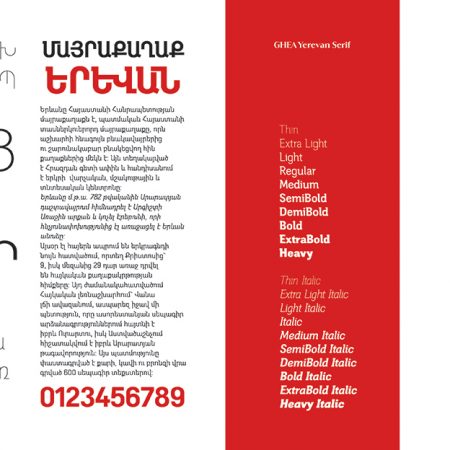 Armenian Typefaces