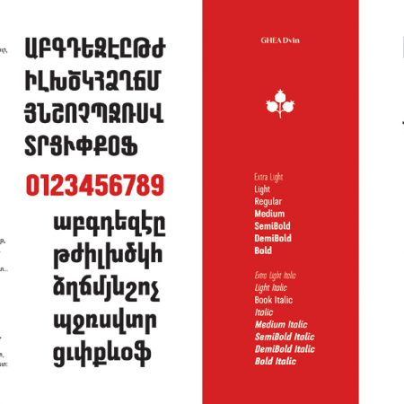 Armenian Typefaces